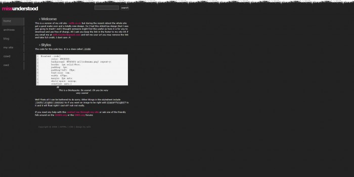 黑色,工作室,BLOG,黑色工作室BLOG网页模板,网站模板免费下载,