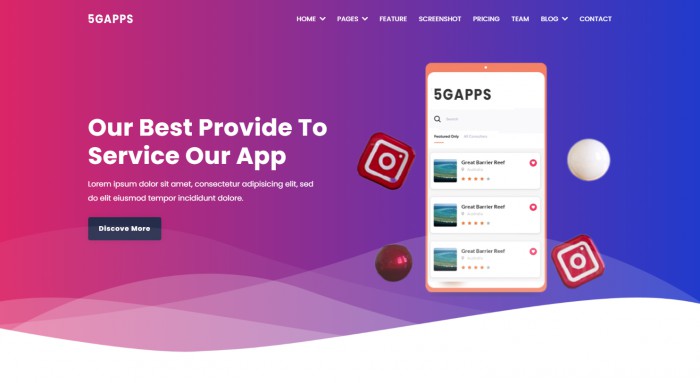 多彩,APP,多彩APP应用展示下载网站模板,网站模板免费下载,