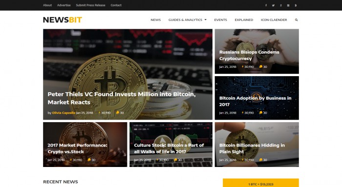 加密,货币,新闻,动态,加密货币新闻动态响应式网站模板,网站模板免费下载,